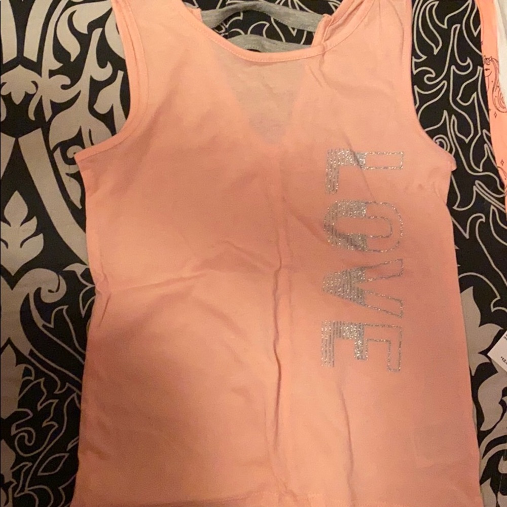 Peach color tank top